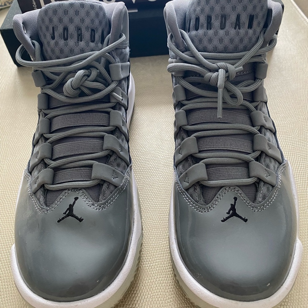 Nike Jordans - Grey, Big Boy, Size 7.5